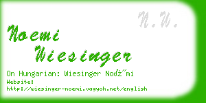 noemi wiesinger business card